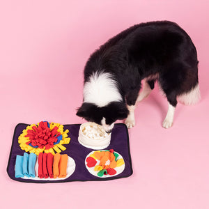Italian Feast Snuffle Mat for Interactive Dog Foraging| Slow Feeding Mat
