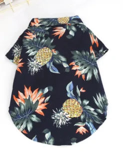 🌺 Hawaiian-Style Summer Dog Clothes | Aloha Dog Shirt